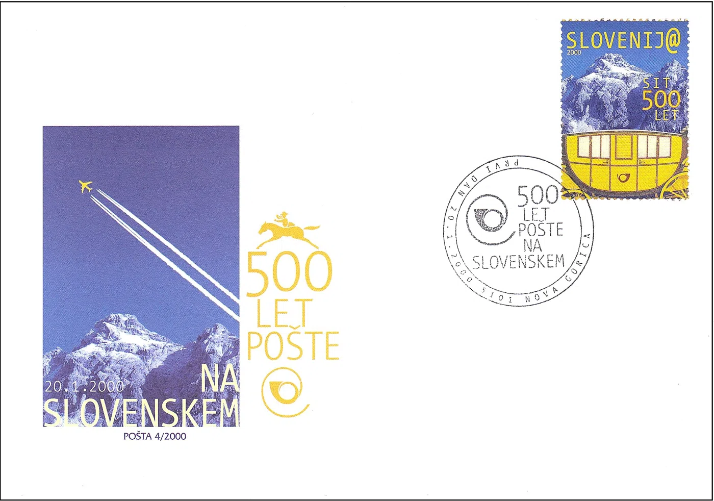 500 LET POŠTE NA SLOVENSKEM